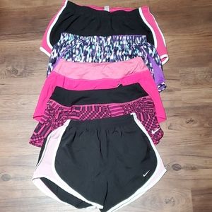 5 pairs of running shorts